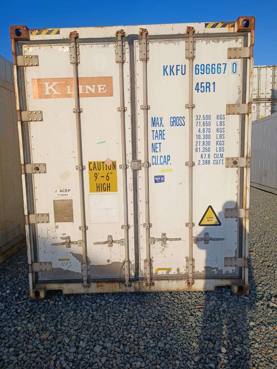 KKFU6966670<span> Рефрижераторный контейнер </span>