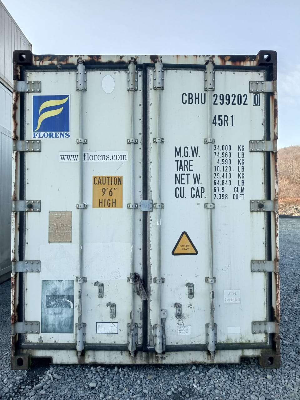 CBHU2992020<span> Рефрижераторный контейнер </span>